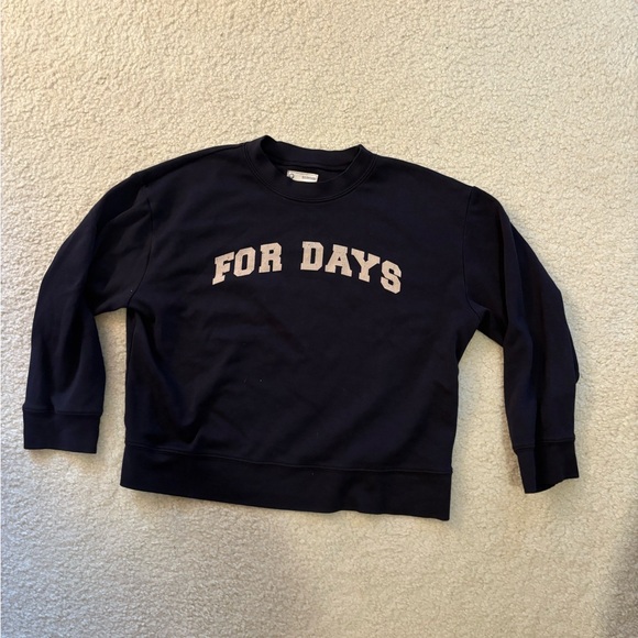 Navy For Days' Sweatshirt - Picture 1 of 2